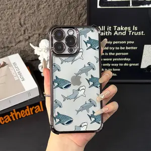 Aesthetic Pattern for iPhone Case: whale shark Environmental protection, oceans Luxury Design with Enhanced Protection The perfect gift for a holiday or birthday |for iPhone 16/15/14/13/12/11 Cellphone Smartphone tiktok shop deals iphone 14 cases