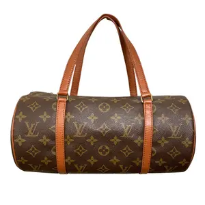 Pre-owned Louis Vuitton Canvas Shoulder Bags Papillon Monogram Boston Bag