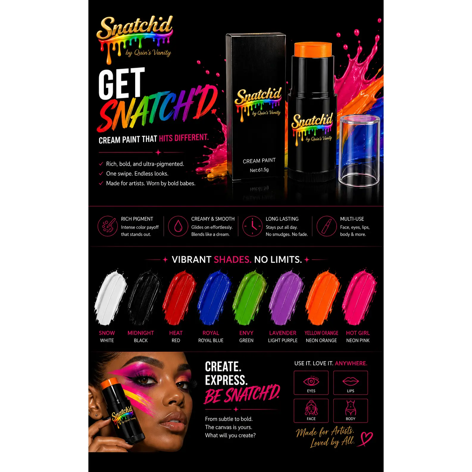 Snatch’d Cream Paint Stick