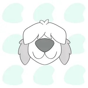 Little Mermaid Shaggy Dog - Cookie Cutter