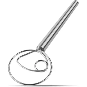 Dough Mixer Stainless Steel Hook Dutch Bread Mixer Hand Tool for Making Sourdough Baking Mixing Pastries Pizza