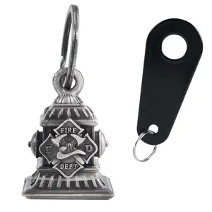 Dream Apparel Christmas/Halloween Bell, Gremlin/Guardian Motorcycle Bell/Motorcycle Key Chain for Bikers Women Men W/Hanger,Biker Bell for Riders,Good Luck Riding Bell Spirit Bell Moto Accessories