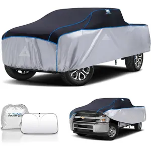 Hail Protector Car Cover for Truck(Length:228"-242") + Gift Windshield Sunshade, Multi-Layered EVA Hail Proof Car Cover, Padded Car Hail Protector F-150, Silverado, Ram, Sierra,Tundra, Tundra etc.