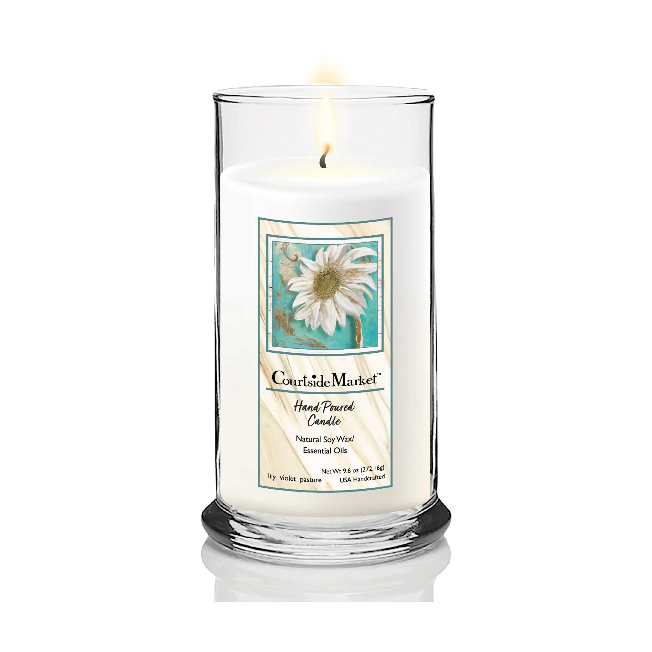 Courtside Market Golden Daisy II Status CandleGlass 18 oz.