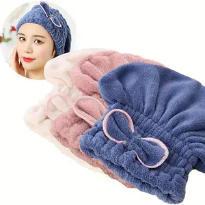 3PC Microfiber Hair Towel Caps, Extrame Soft & Ultra Absorbent, Fast Drying Hair Drying Caps Towel Turban Wrap for Wet Hair Women fathersdaygiftideas