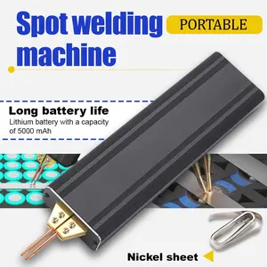 Portable Handheld Battery Spot Welder 18650 Lithium Battery Nickel Sheet Nickel Strip Welding Head, Plastic Material, No Ca Prop 65 Warning