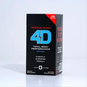 4D Total Body Performance Supplement (Daily Vitamins + Pre-Workout/Energy + Electrolytes)
