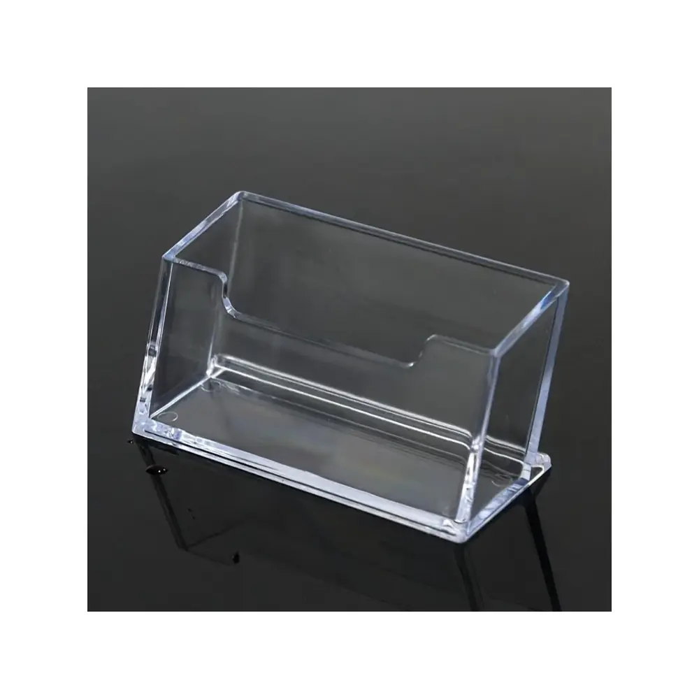 Transparent Business Card Holder/Desktop Organizer Acrylic Display Stand Box /Office Essential Supplies Desk Accessories-Bead Storage - TikTok Shop