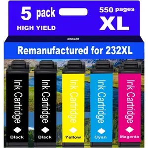 Epson Ink Cartridges  Pack Combo for Workforce  Printers High Yield Replacement Inkjet Toner
