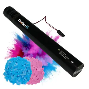 Electric Powder And Confetti Cannon 32" Pink or Blue for Gender Reveals and Celebrations
