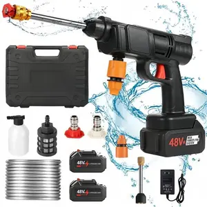 Cordless High Pressure Washer Gun, 48V Long-Lasting Battery, Portable Power Washer for Car, Fence, Wall, and Deck Cleaning