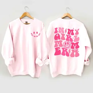 In My Girl Mom Era Sweatshirt Groovy Mom Shirt Mama Sweatshirt Mother's Day Shirt Girl Era Hoodied Classic Cotton Sweaters