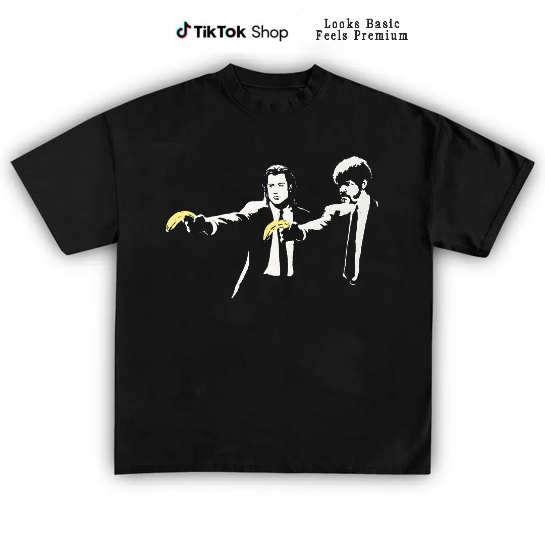 Pulp Fiction Shirt Pulp Banana memes Vintage US sweatshirt Unisex 100% Cotton
