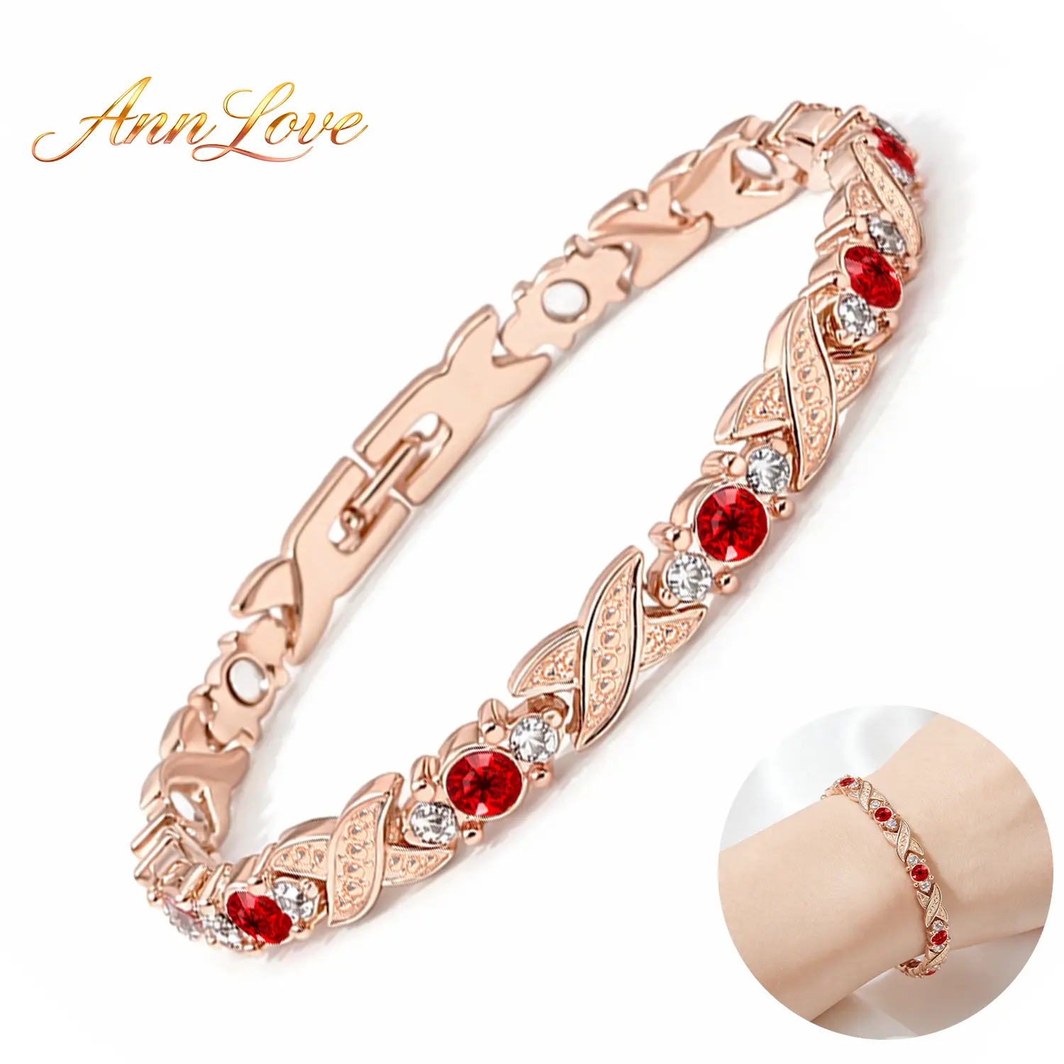 Energy Magnet Bracelets for Women — Women's Magnetic Therapy Bangles with Adjustable Wristband - Modern & Stylish -bracelet for men— luck bracelet-Mother's Day-bracelets for women