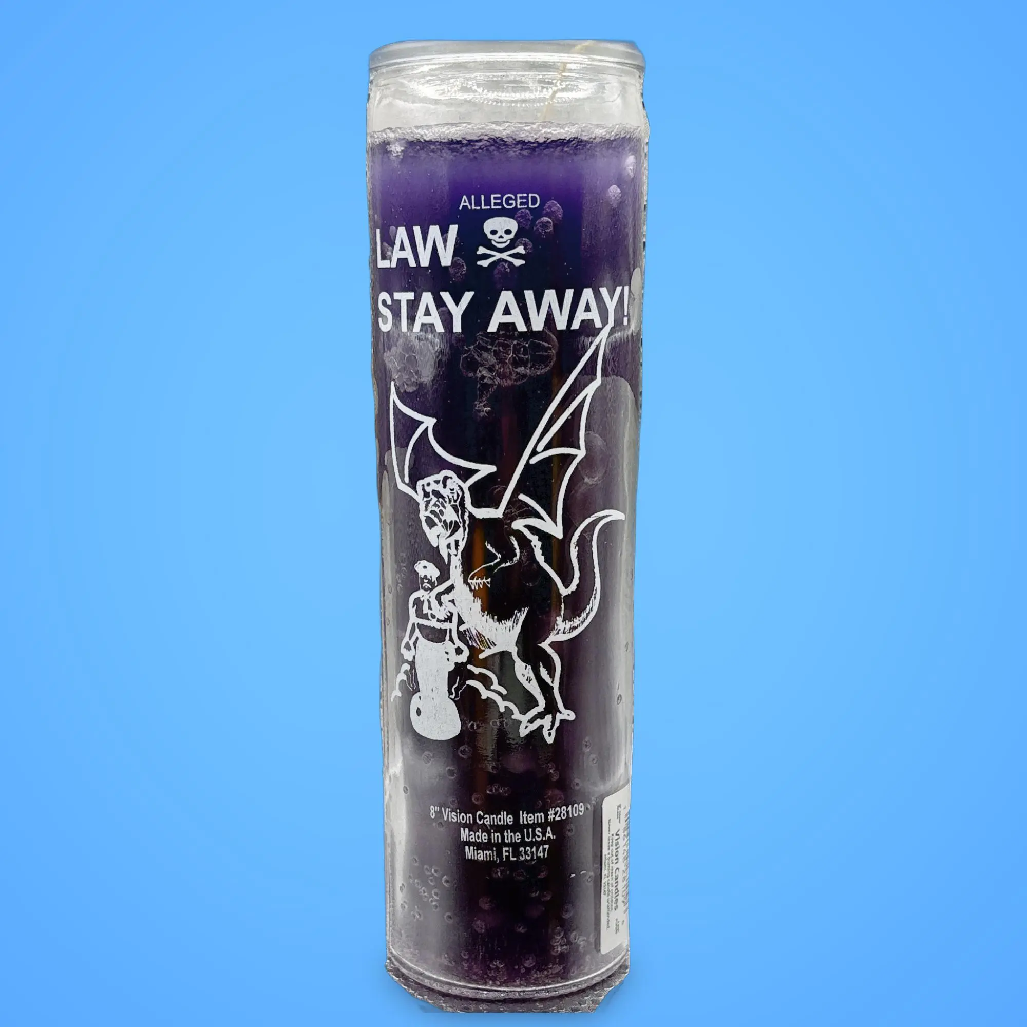 Law stay away candle