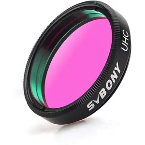 SVBONY Telescope Filter 1.25 inches UHC Filter Astrophotography to Improve The Image Contrast Reduces Light Pollution (1.25 inch)