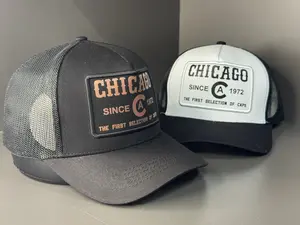 Chicago 1972 Distressed Baseball Cap – Casual Hip Hop Snapback Hat for Men and Women