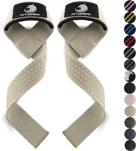 Fitgriff® Lifting Wrist Straps for Weightlifting, Gym, Deadlift, Workout (Made of Premium Cotton & Padded) - Men & Women Fitgriff