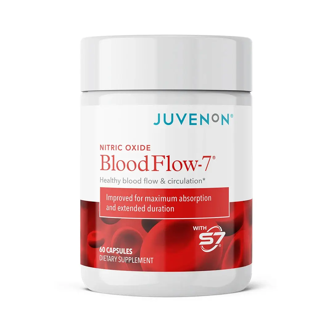 BloodFlow-7 – Dietary Supplement - Nitric Oxide for Healthy Circulation & Blood Pressure Support - Edible Capsule
