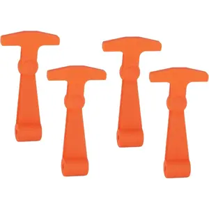 Replacement Yeti Coolers Latches 4 Pack, T-Latches Made of Silicone Rubber Compatible with Yeti and Rtic Cooler Accessories