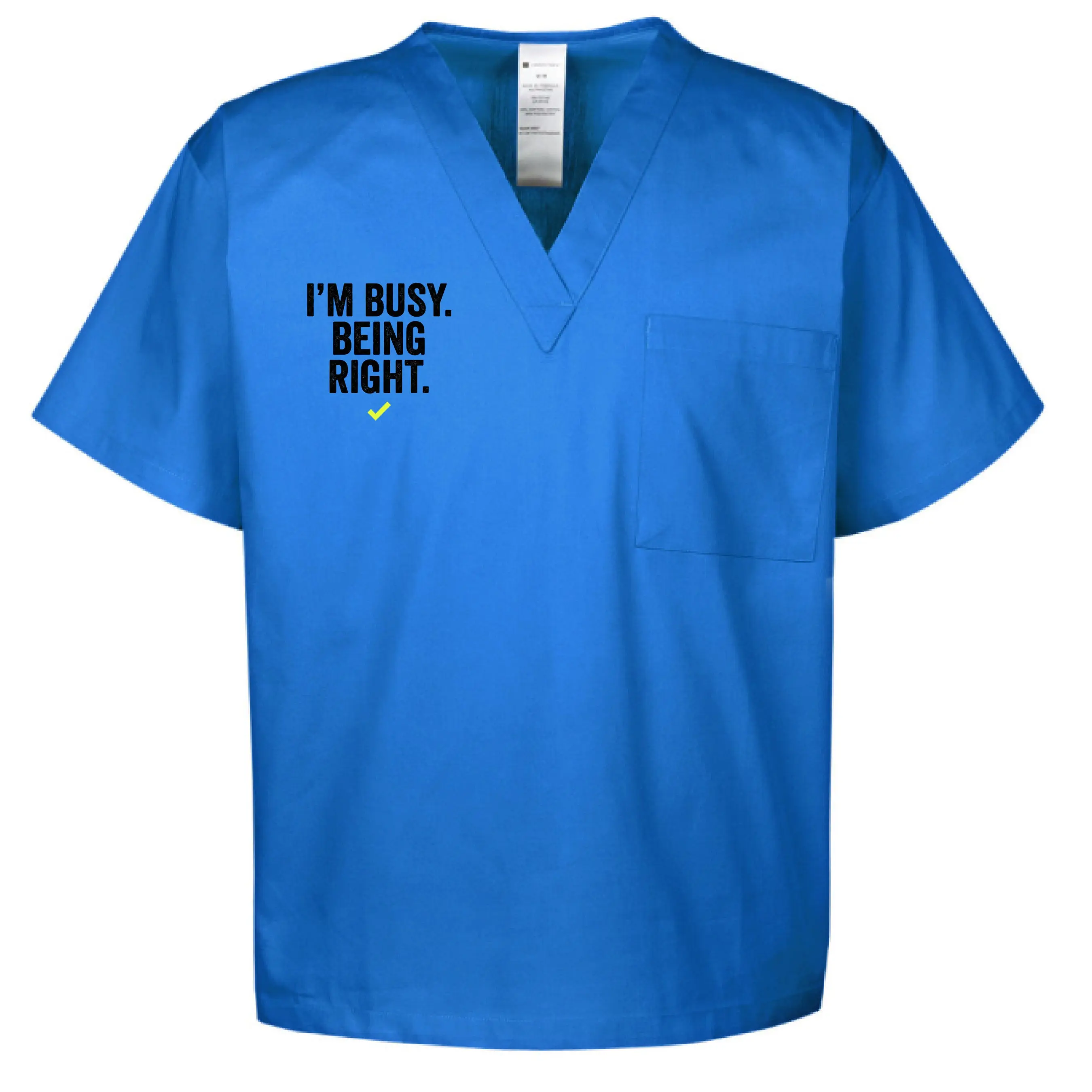 Women's Workwear Polyester Top with Pocket, Professional Uniforms Clothes for Busy Professionals