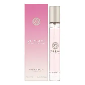 Versace Bright Crystal 10ML EDT Travel Spray - Compact Size for On-the-Go Use, Refreshing Scent, Travel Friendly