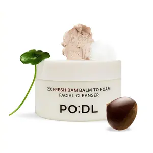 [PO:DL] Vegan Balm to Foam Cleansing Cream (4.64 oz) | One Step Makeup Melting Cleansing Balm with Hydrating Foam