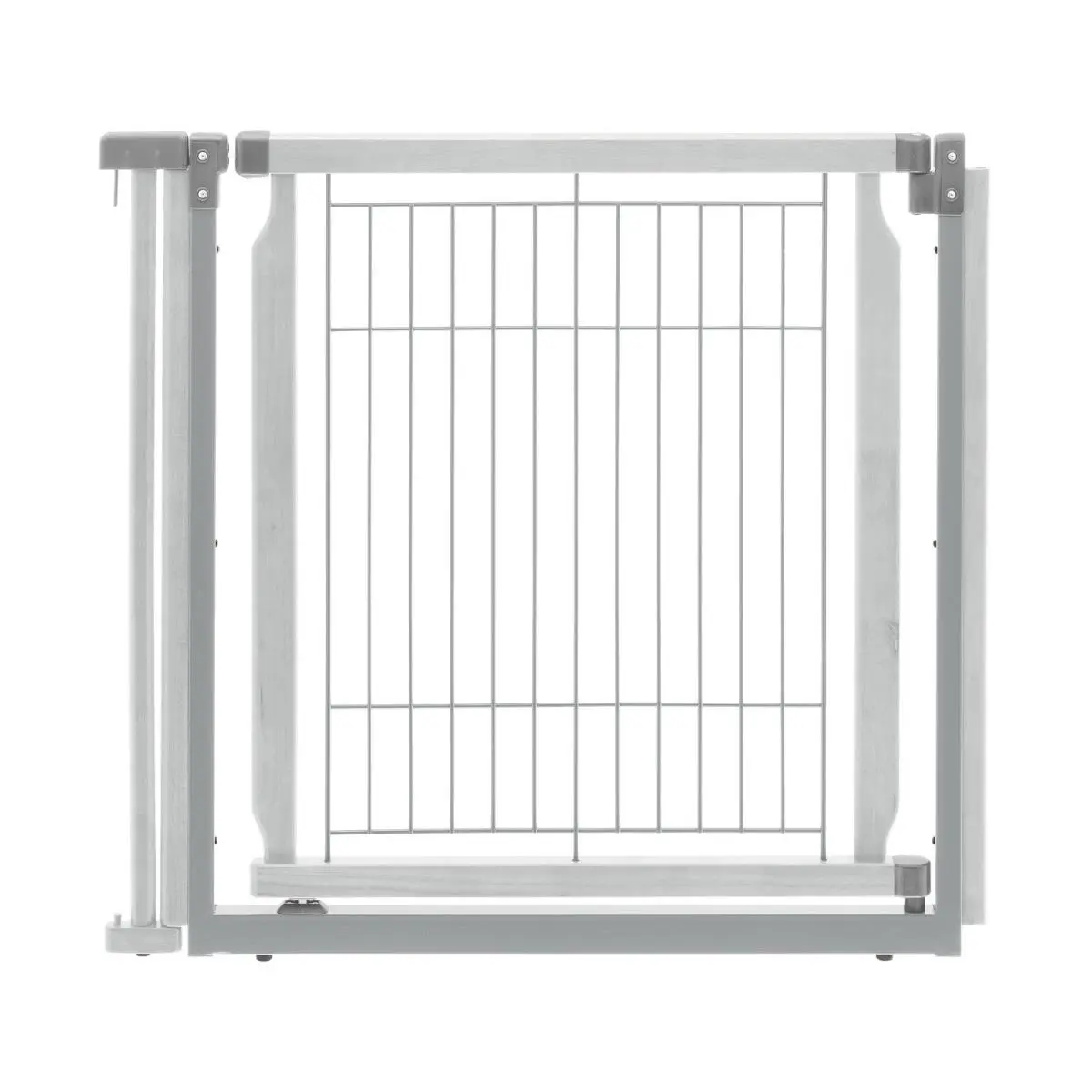 212 MAIN Richell Convertible Hardwood Door Panel - Door Access, Lockable Cap, Optional Add-On, Origami White, 33.9x1.4x31.5 in