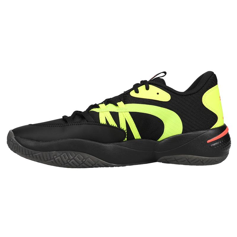 PUMA Mens Court Rider 2.0 Glow Stick Basketball Sneakers Shoes - Black