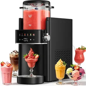 Multifunctional Ice Cream & Snow Mud Machine - Ice-Free, Fast Cooling with Temperature Control, Easy-to-Clean, Black Non-Slip Stainless Steel Ground Grip Crampons for Home Use
