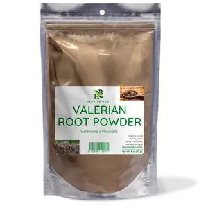 Herb To Body Valerian Root Powder | Valeriana Officinalis | Wildcrafted | 4oz Spice Flavor