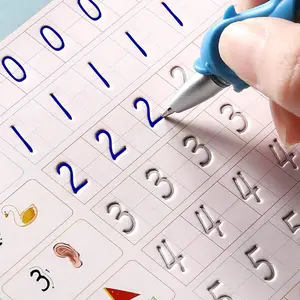 2026 New Model - Magic Handwriting Practice Book, a set of reusable writing practice books, pens, supplementary materials and a grip device, for schools and educational use