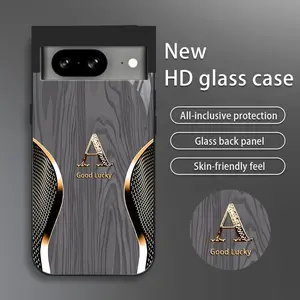 Suitable for [Google Pixel 8a] Brand new premium phone case, drop-proof and fingerprint-resistant，sophisticated and minimalist design, with 26 English letters to choose from YM99