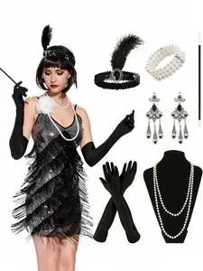 Women's Elegant Fashion Accessory Set, Perfect for Daily Wear, Parties, Gatherings, Outings & Photography, All Seasons