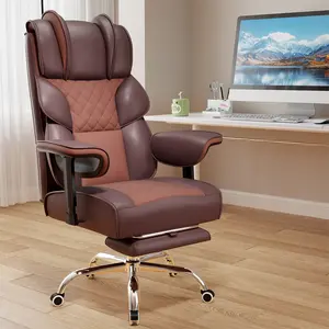 [Today's flash sale] KOCEN Big and Tall Office Chair, Desk Chair with Soft Adjustable Armrests, Ergonomic High Back Gaming Chair with Lumbar Support, Executive Computer Chairs with Footrest KC-5184