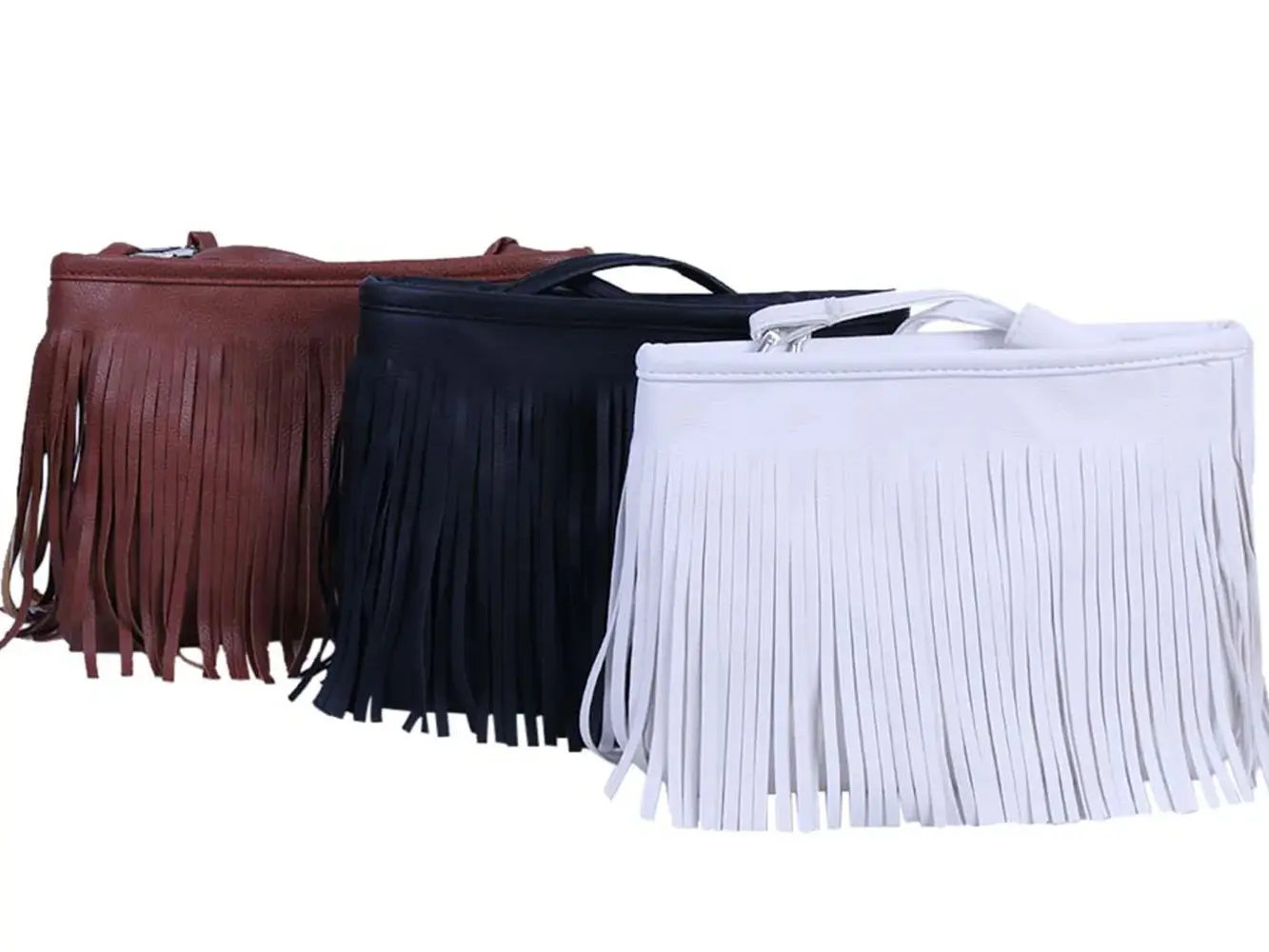 Women's Fringed Cross-Body Multifunctional Everyday Use Tassel Bag