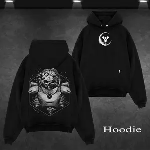 Retro NEW Destiny ideas 2 , Destiny ideas , Modern Warfare II Edition Double Printed Lightweight Acid Washed Hoodie Game Series Graphic Design Top Cotton Streetwear Game Zone T-Shirt Sweatshirt Clothes Menswear Womenswear