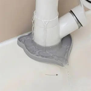 Cartoon Cat Faucet Protector Cover, Anti-Leak Drip Proof Splashback, Kitchen Sink Faucet Replacement Part, Water Drainage Accessories