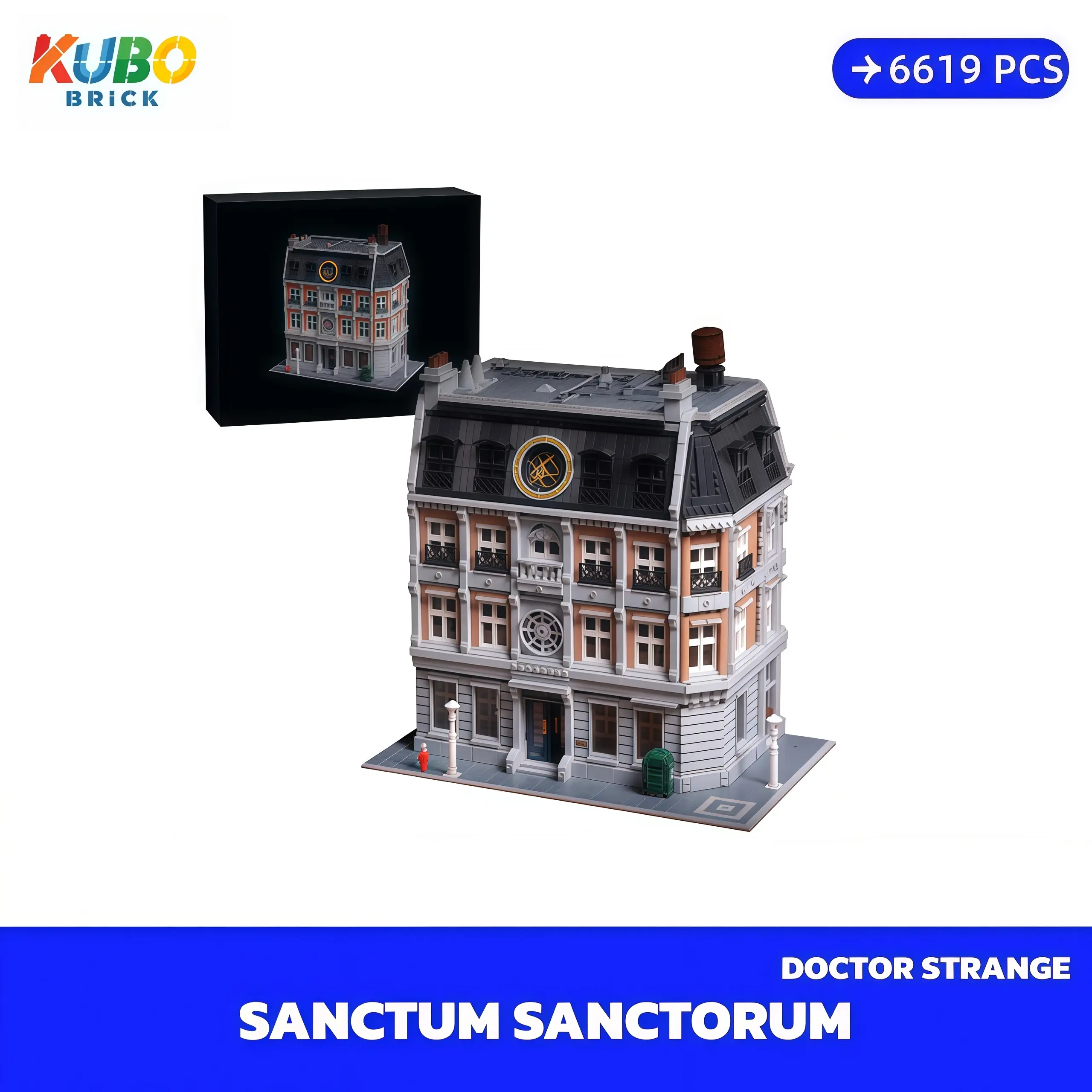 KUBO Plastic Bricks Sanctum Sanctorum City Simulation Building Blocks Model Kit (6619 Pieces, Gift Box Included, Free Shipping) for Anime & Manga Fans, Adults & House Decoration, Video Games
