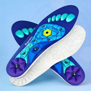 Magnetic Acupressure Insoles for Men & Women Reflexology Relax Shoe Inserts with Arch Support PU Material Comfortable Fit for All Shoes