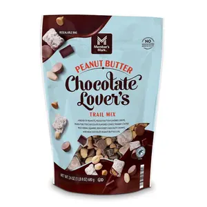 Chocolate Peanut Butter Trail Mix, Sweet Traditional Flavor Nut Butter Snack for Pantry Storage