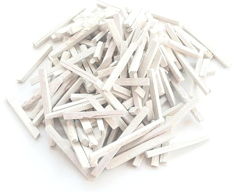 Slate Pencils White Color Chalk 4-8 Mm Thick (250 Grams)