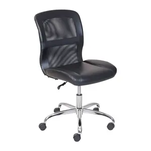 Mainstays Mid-Back Vinyl Mesh Task Office Chair, Ergonomic Design for Versatile Use