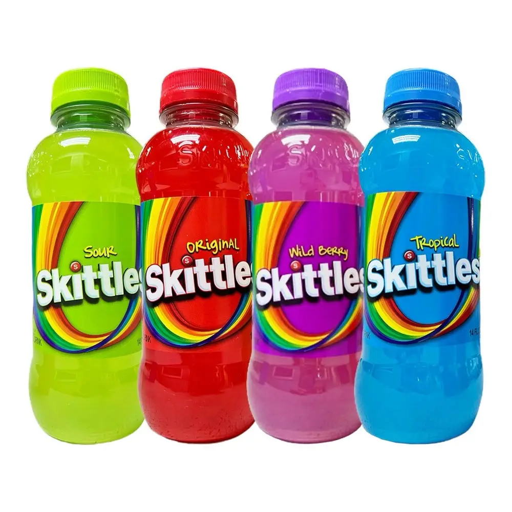 Skittles Candy Drink Sour Tropical Wild Berry Rainbow