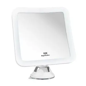 10X MAGNIFYING LIGHTED MAKEUP MIRROR Daylight LED Vanity Cosmetic Compact