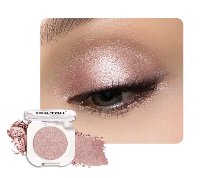 Champagne Shimmer Cream Eyeshadow, Light Gold Sheer Metallic Glow Glitter Eye Shadow for Mature Skin, Lightweight Blendable, Subtle Shimmer, Crease-Proof, Vegan & Cruelty-Free Sombras para Ojos