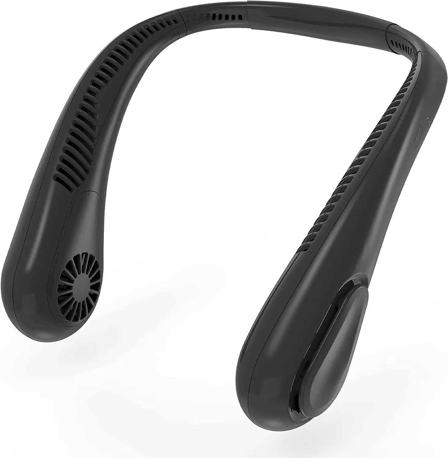 Neck Fan, Portable Bladeless Wearable Fan 3 Speeds, 5000mAh Rechargeable Battery Powered Personal Fan, Hands Free Cooling Fan for Men Women Travel