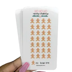 A6 Christmas Saving Challenges with envelope| Low Income Easy Budgeting