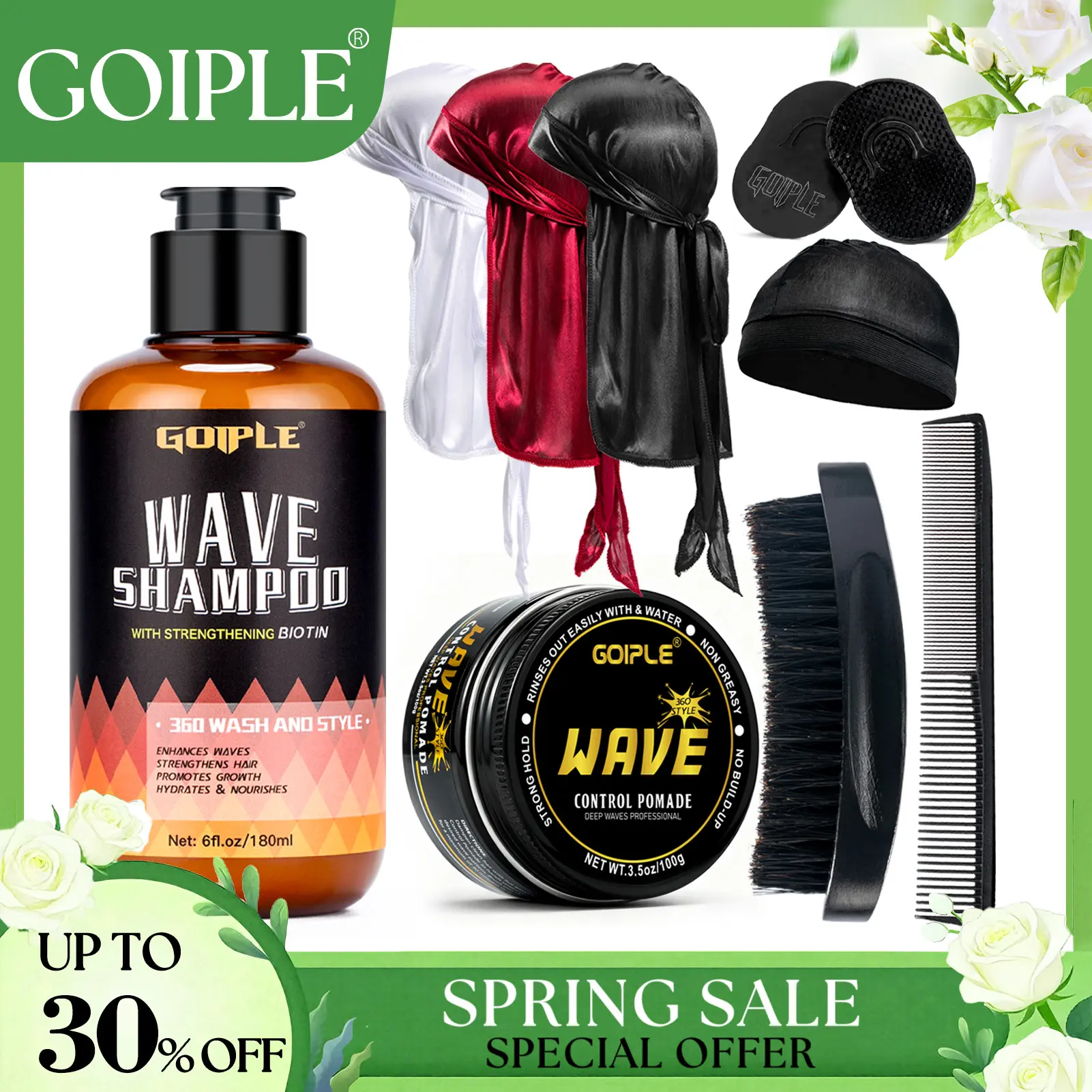 10pcs wave shampoo set