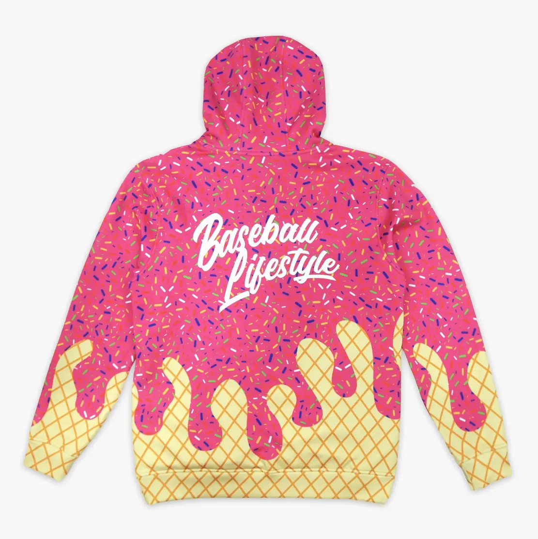 Baseball Lifestyle 101 Ice Cream Hoodie, Best Selling Ice Cream Collection Hoodie, Premium Baseball Graphic Pullover Sweatshirt